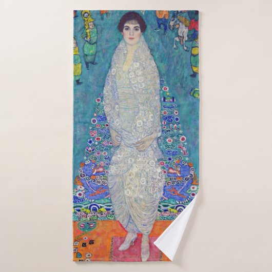 Portret van Elisabeth Lederer, Gustav Klimt Badhanddoek (Badhanddoek)