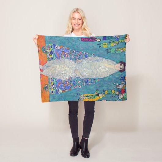 Portret van Elisabeth Lederer, Gustav Klimt Fleece Deken (In situ)