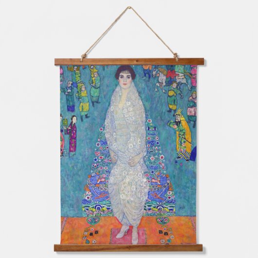 Portret van Elisabeth Lederer, Gustav Klimt Hangend Wandkleed (Voorkant)