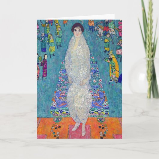 Portret van Elisabeth Lederer, Gustav Klimt Kaart (Voorkant)
