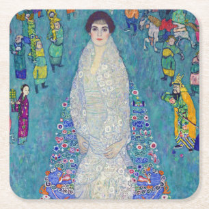 Portret van Elisabeth Lederer, Gustav Klimt Kartonnen Onderzetters