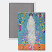 Portret van Elisabeth Lederer, Gustav Klimt Magneet (Voorkant / Achterkant)