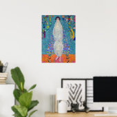 Portret van Elisabeth Lederer, Gustav Klimt Poster (Thuiskantoor)
