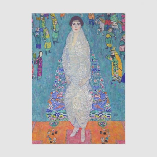 Portret van Elisabeth Lederer, Gustav Klimt Tissuepapier (Voorkant)