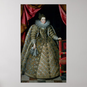 Portret van Elisabeth van Frankrijk 1615 Poster