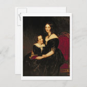 Portret van Eliza Boardman en haar zoon Robert 18 Briefkaart (Voorkant / Achterkant)