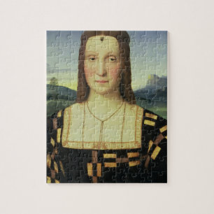 Portret van Elizabeth Gonzaga, c.1504 (olie op rui Legpuzzel