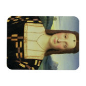 Portret van Elizabeth Gonzaga, c.1504 (olie op rui Magneet (Horizontaal)