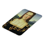 Portret van Elizabeth Gonzaga, c.1504 (olie op rui Magneet (Linkerzijde)