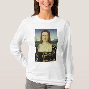 Portret van Elizabeth Gonzaga, c.1504 (olie op rui T-shirt