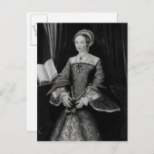 Portret van Elizabeth I bij prinses c.1546 Briefkaart (Voorkant / Achterkant)