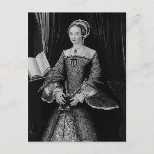 Portret van Elizabeth I bij prinses c.1546 Briefkaart (Voorkant)