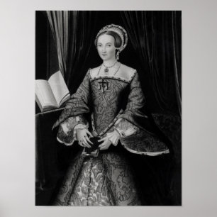 Portret van Elizabeth I bij prinses c.1546 Poster