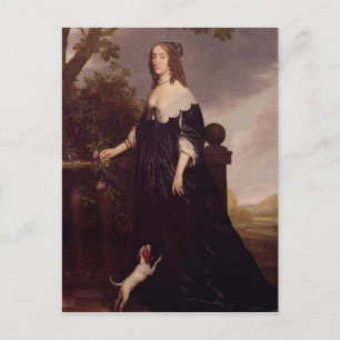 Portret van Elizabeth, koningin van Bohemia Briefkaart