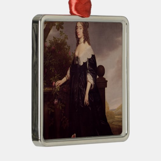 Portret van Elizabeth, koningin van Bohemia Metalen Ornament (Rechts)