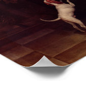 Portret van Elizabeth, koningin van Bohemia Poster (Hoek)