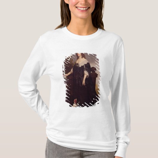 Portret van Elizabeth, koningin van Bohemia T-shirt (Voorkant)