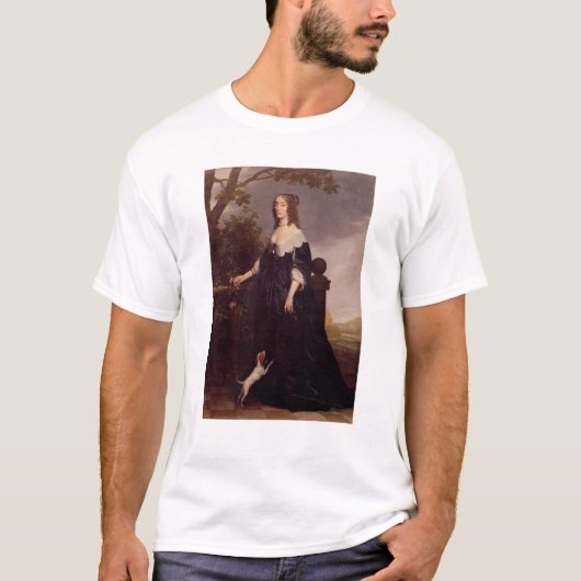 Portret van Elizabeth, koningin van Bohemia T-shirt (Voorkant)