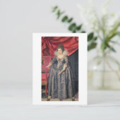 Portret van Elizabeth of France (1602-44) dochter Briefkaart (Staand voorkant)
