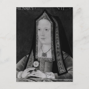 Portret van Elizabeth of York Briefkaart