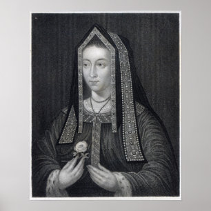 Portret van Elizabeth of York Poster