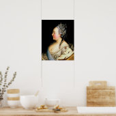 Portret van Elizabeth Petrovna Empress Poster (Keuken)
