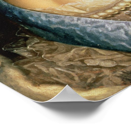 Portret van Elizabeth Petrovna Empress Poster (Hoek)