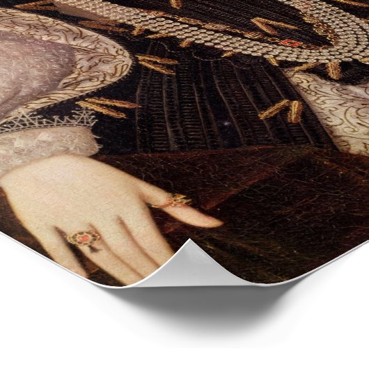 Portret van Elizabeth Sydenham Poster (Hoek)