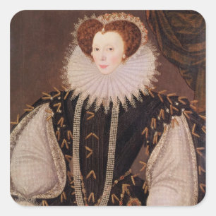 Portret van Elizabeth Sydenham Vierkante Sticker