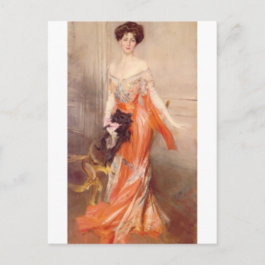 Portret van Elizabeth Wharton Drexel (1905) Briefkaart (Voorkant)