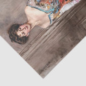 Portret van Elizabeth Wharton Drexel (1905) Tissuepapier (Detail)