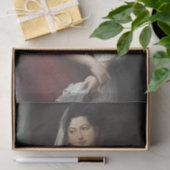 Portret van Emilie Leverd door Adele Romany Tissuepapier (Geschenk)