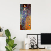 Portret van Emily Floge door Gustav Klimt Poster (Thuiskantoor)