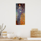 Portret van Emily Floge door Gustav Klimt Poster (Keuken)