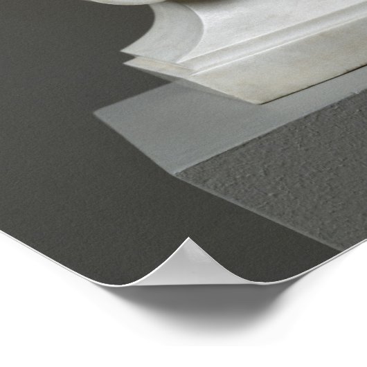 Portret van Emmanuel Kant, 1801 Poster (Hoek)