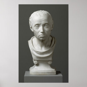 Portret van Emmanuel Kant, 1801 Poster