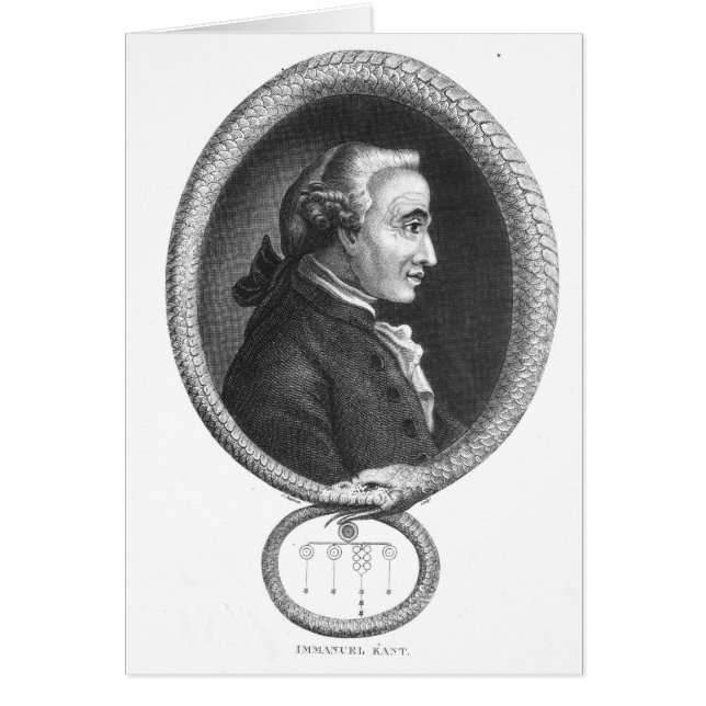 Portret van Emmanuel Kant 2 (Voorkant)