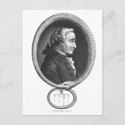 Portret van Emmanuel Kant 2 Briefkaart (Voorkant)