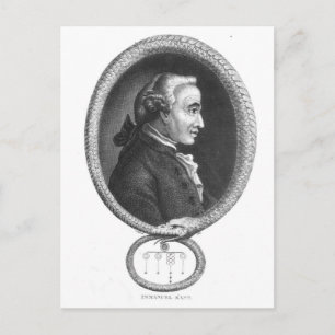 Portret van Emmanuel Kant 2 Briefkaart