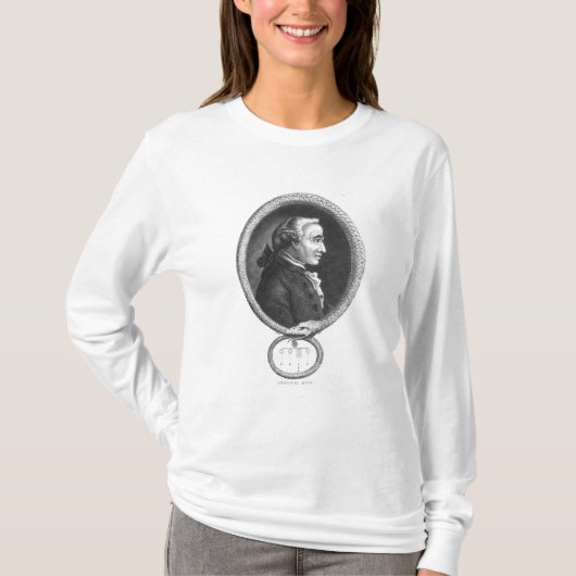 Portret van Emmanuel Kant 2 T-shirt (Voorkant)