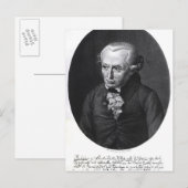 Portret van Emmanuel Kant Briefkaart (Voorkant / Achterkant)