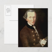 Portret van Emmanuel Kant Briefkaart (Voorkant / Achterkant)
