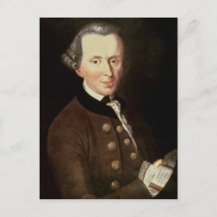 Portret van Emmanuel Kant Briefkaart
