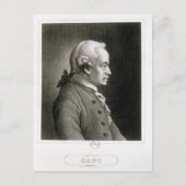 Portret van Emmanuel Kant, Duitse filosoof Briefkaart (Voorkant)