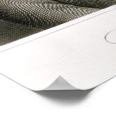 Portret van Emmanuel Kant, Duitse filosoof Poster (Hoek)