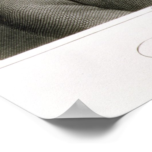 Portret van Emmanuel Kant, Duitse filosoof Poster (Hoek)