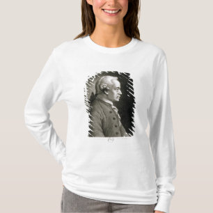 Portret van Emmanuel Kant, Duitse filosoof T-shirt
