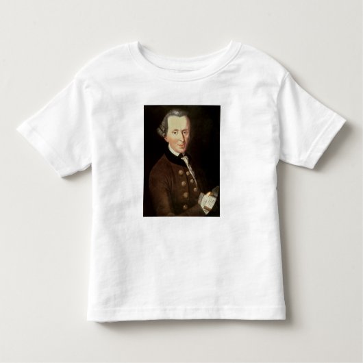 Portret van Emmanuel Kant Kinder Shirts (Voorkant)