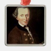 Portret van Emmanuel Kant Metalen Ornament (Voorkant)