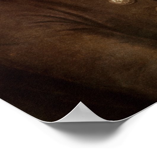 Portret van Emmanuel Kant Poster (Hoek)